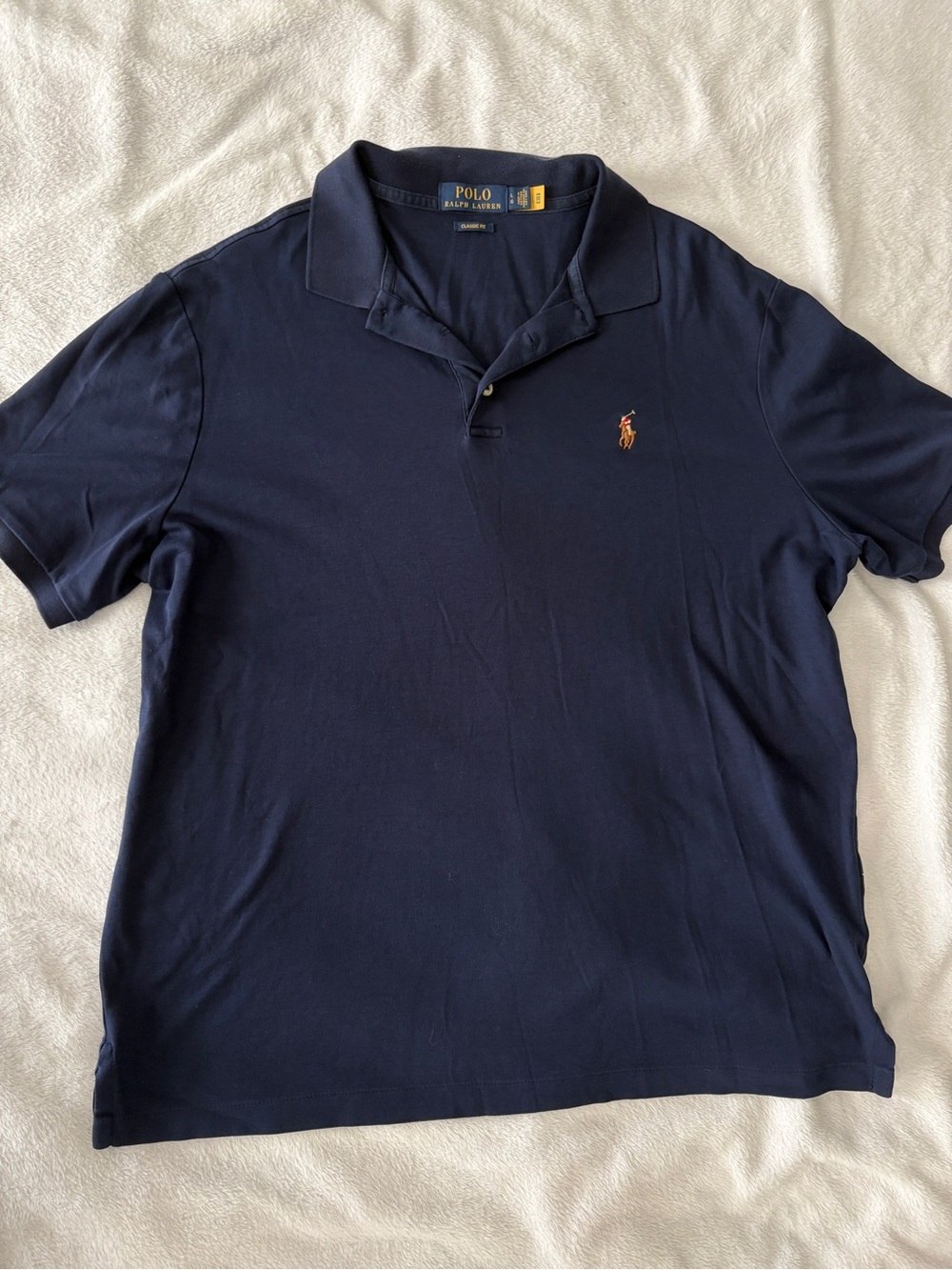 Polo by Ralph Lauren Navy Blue Short Sleeve Polo